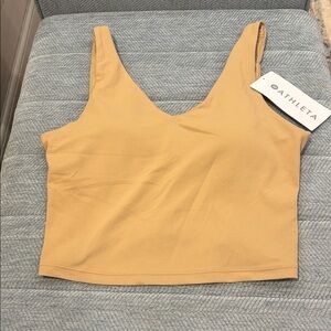 Athleta Tan Crop Top